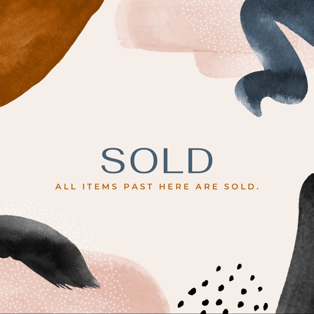 SOLD 📦 all items past here are sold